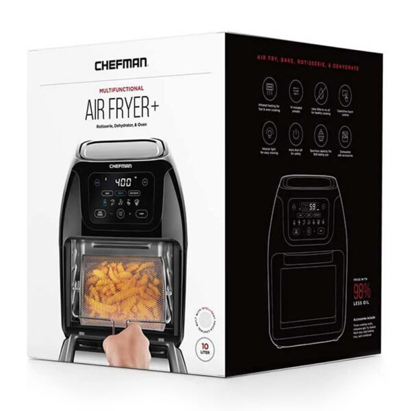 Air Fryer 10QT Hornea Rostiza Deshidrata - Chefman RJ38-10-RDO-VS