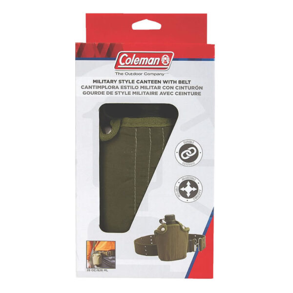 Cantimplora Militar Con Cinturón 28 Oz - Coleman